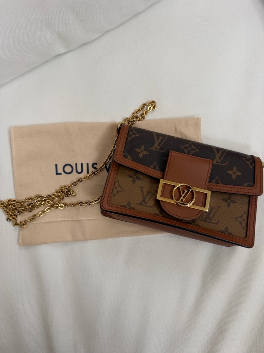 Louis Vuitton Dauphine Chain Wallet